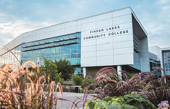 Finger Lakes Community College main campus building.