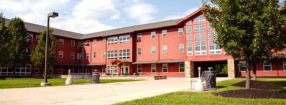 The Suites at Laker Landing, front of building.