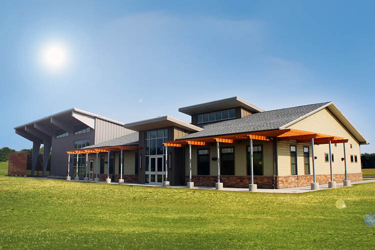 FLCC main building on the Canandaigua Campus