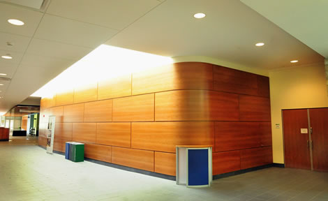 LeChase Construction Auditorium Lobby