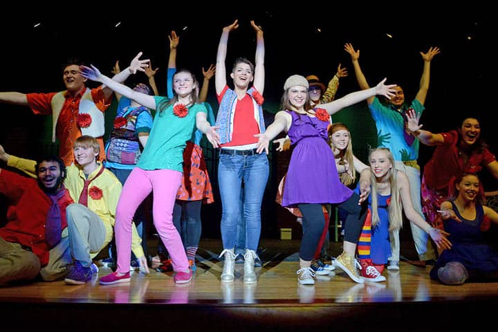 FLCC student performance of Godspell (2016)